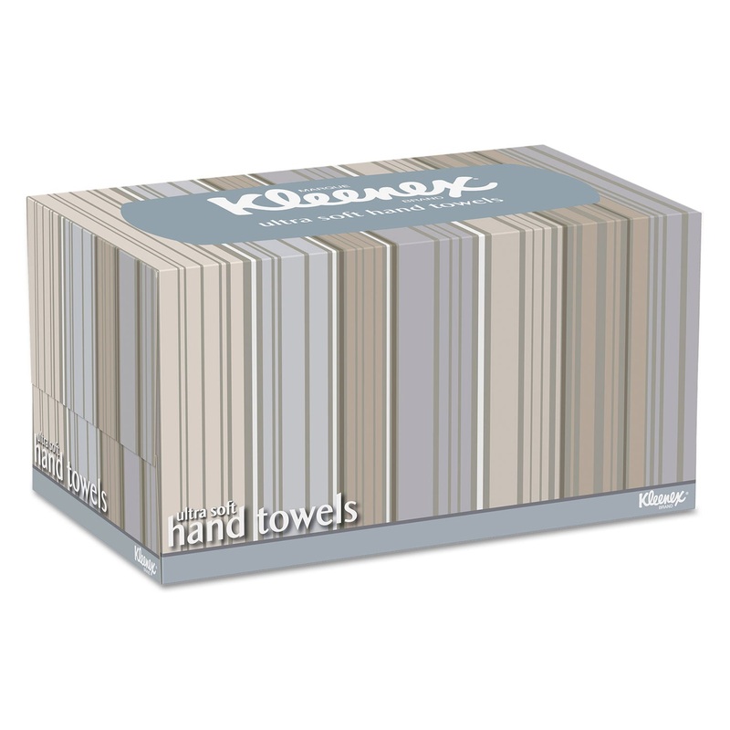 Ultra Soft Hand Towels, Pop-Up Box, White, 70/box, 18 Boxes/carton