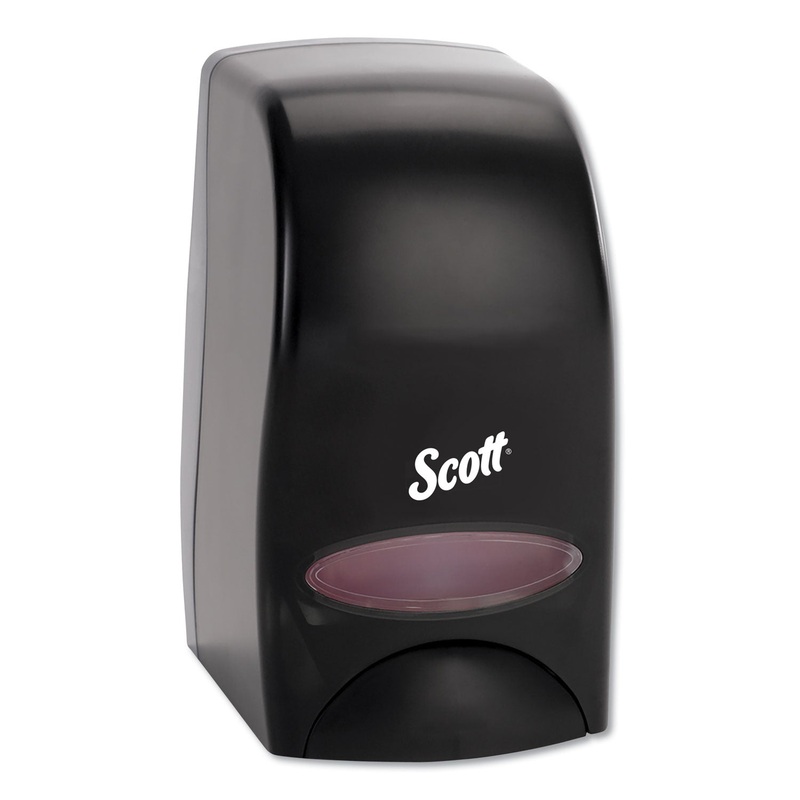 ESSENTIAL MANUAL SKIN CARE DISPENSER, 1000 ML, 5″ X 5.25″ X 8.38″, FOR TRADITIONAL BUSINESS, BLACK