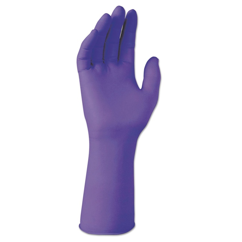 Purple Nitrile Exam Gloves, 310 Mm Length, X-Large, Purple, 500/carton