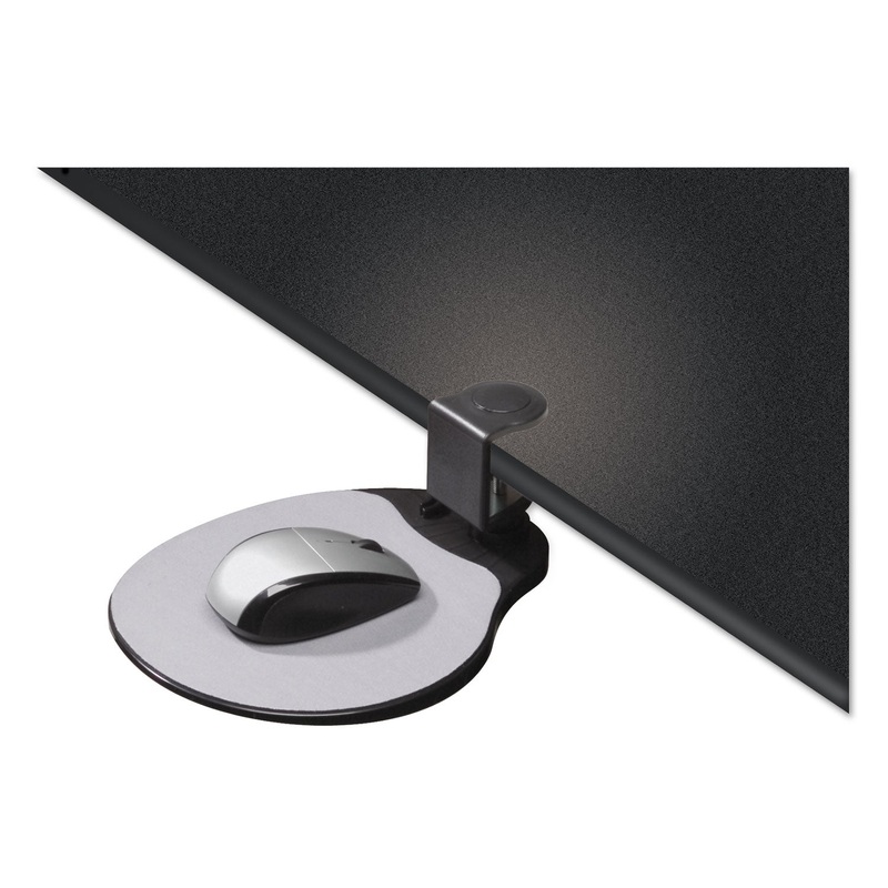 CLAMP ON MOUSE PLATFORM, 7.75 X 8, BLACK