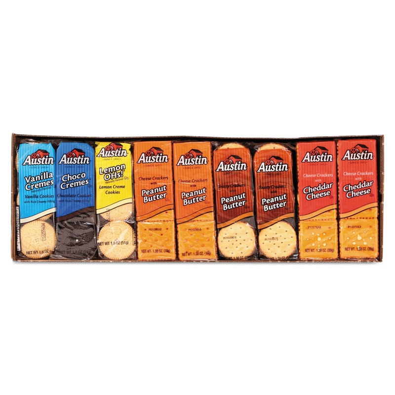Cookies And Crackers, Assorted, 1.38 Oz Per Pack, 45 Packs/box
