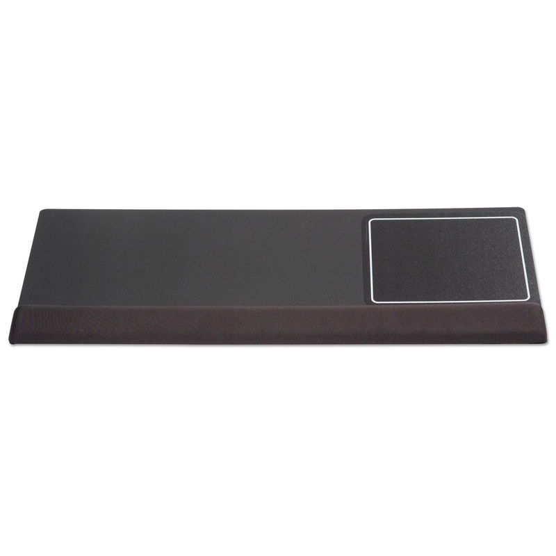 Extended Keyboard Wrist Rest, Memory Foam, Non-Skid Base, 27 X 11 X 1, Black