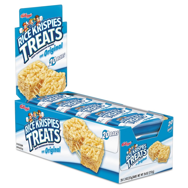 Rice Krispies Treats, Original Marshmallow, 1.3oz Snack Pack, 20/box