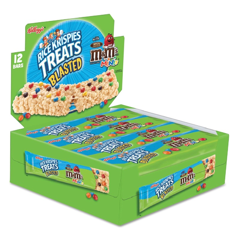 Rice Krispies Treats, Original Marshmallow With M&ms, 2.1 Oz Bar, 12/box