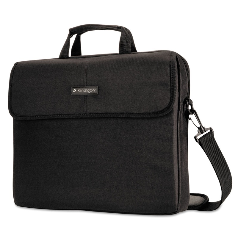 15.6″ SIMPLY PORTABLE PADDED LAPTOP SLEEVE, INSIDE/OUTSIDE POCKETS, BLACK