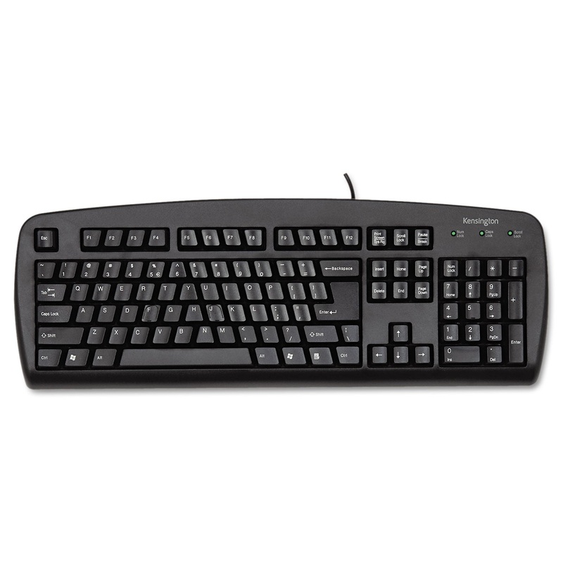 Comfort Type Usb Keyboard, 104 Keys, Black