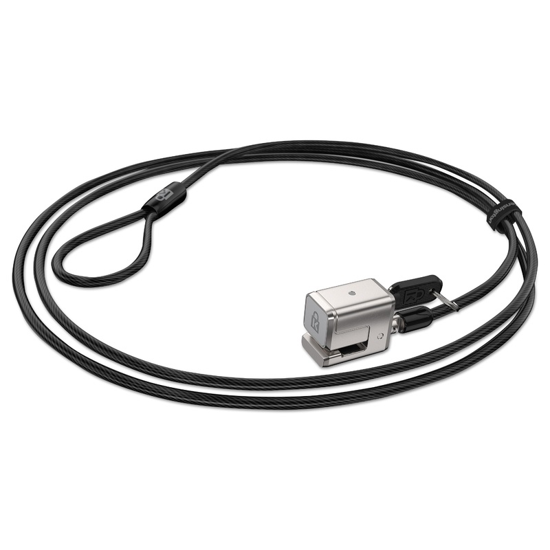 KEYED CABLE LOCK FOR SURFACE PRO, 6 FT CARBON STEEL CABLE, 2 KEYS