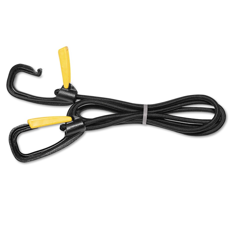 Bungee Cord W/locking Clasp, Black, 72″