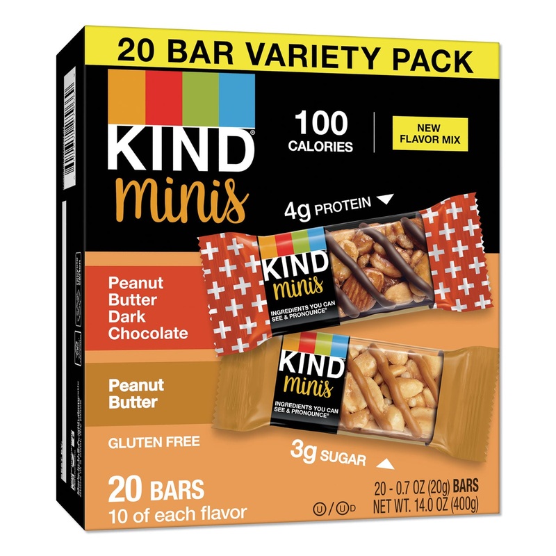 MINIS, PEANUT BUTTER DARK CHOCOLATE PEANUT BUTTER, 0.7 OZ, 20/PACK