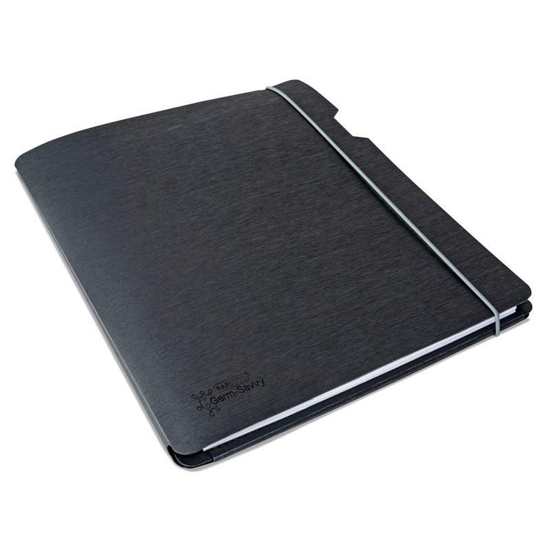 Rapesco Germ-Savvy Antibacterial A4 Refillable Note Pad Folder with 3 Refill Pads