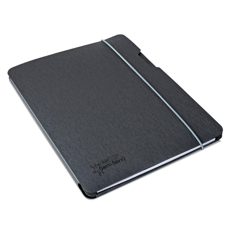 Rapesco Germ-Savvy Antibacterial A5 Refillable Note Pad Folder with 3 Refill Pads