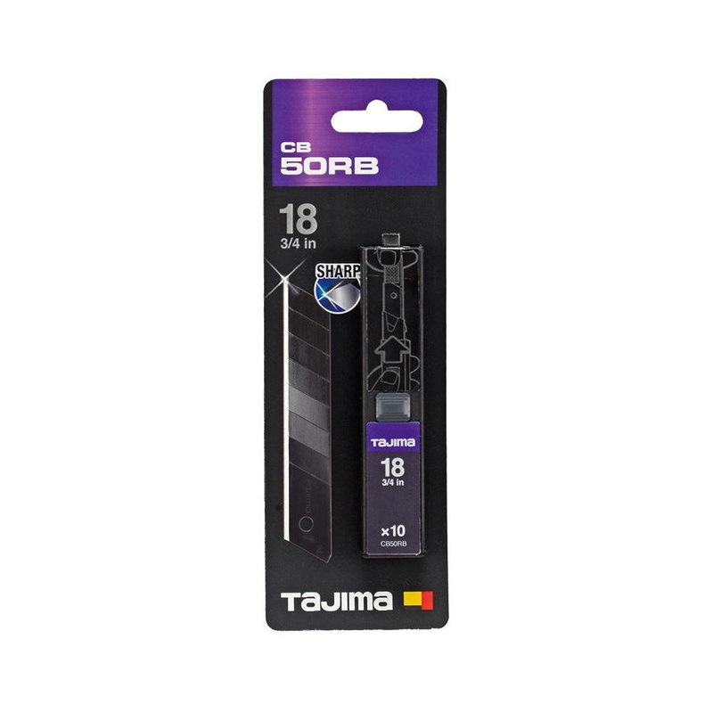 Tajima Blades CB50RB 10/Pkt RAZAR BLACK