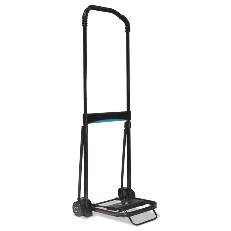 ULTRA-LITE FOLDING CART, 150 LB CAPACITY, 9.75 X 11 PLATFORM, BLACK