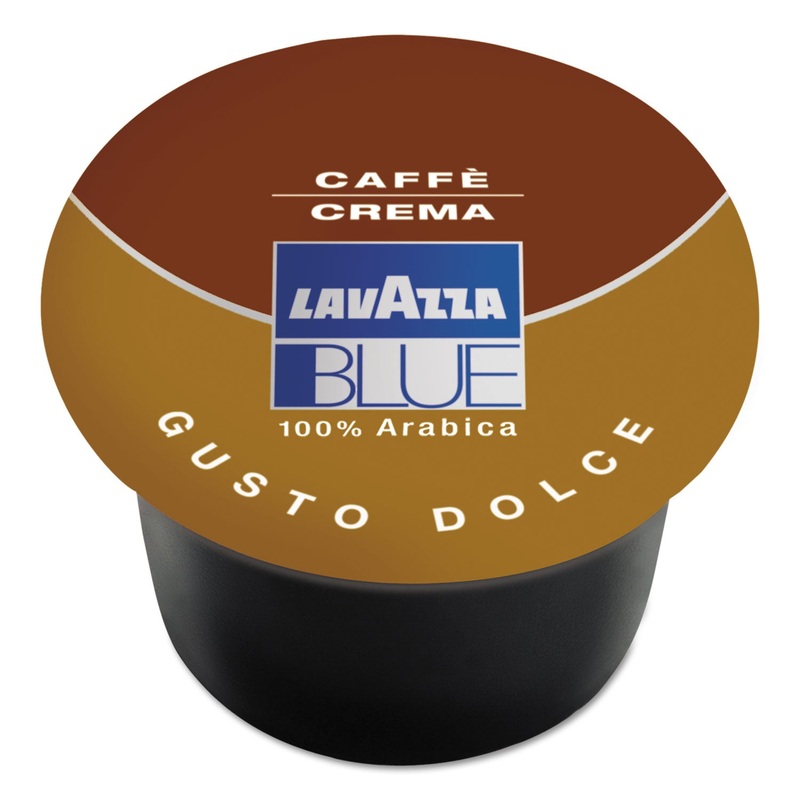Blue Espresso Capsules, Crema Dolce, 8g Capsule, 100/box
