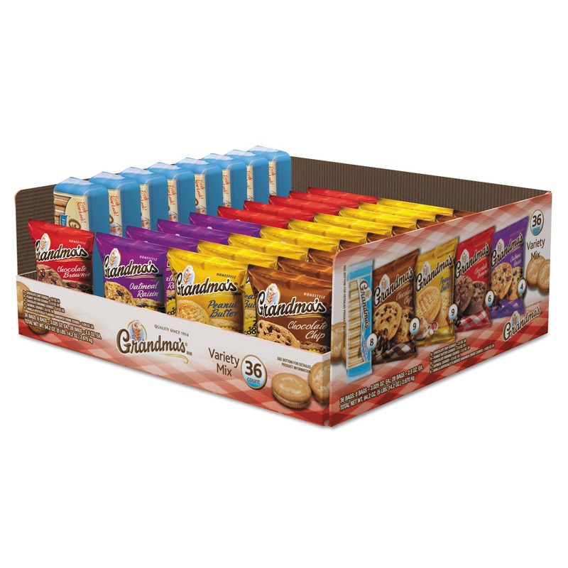 Cookies Variety Tray 36 Ct, 2.5 Oz Packs