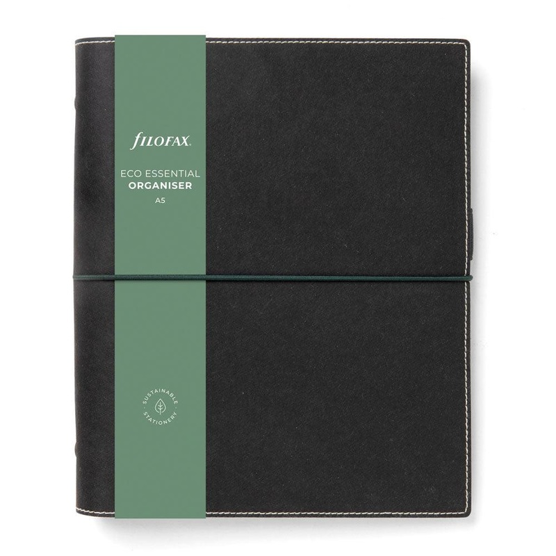 Filofax Eco Essential A5 Organiser Ebony