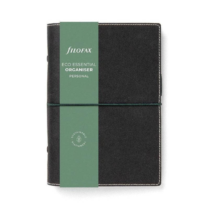 Filofax Eco Essential Personal Organiser Ebony