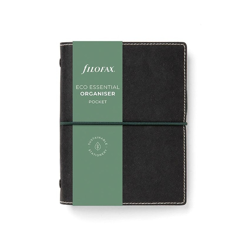 Filofax Eco Essential Pocket Organiser Ebony