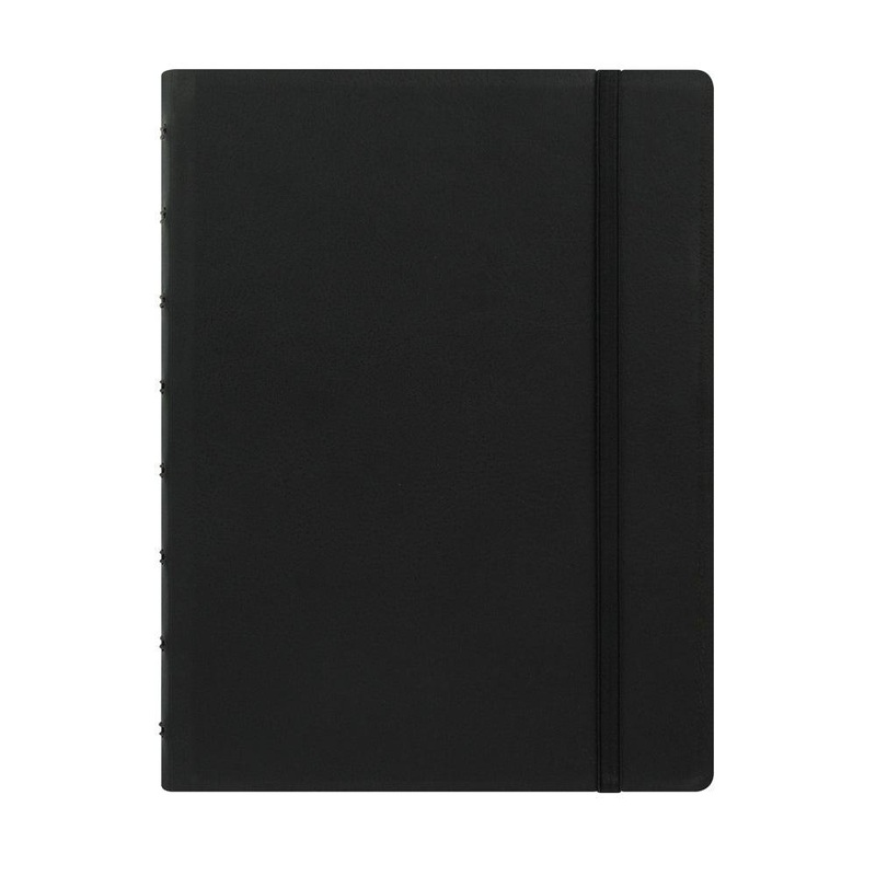 Filofax Notebook A5 Black Lined