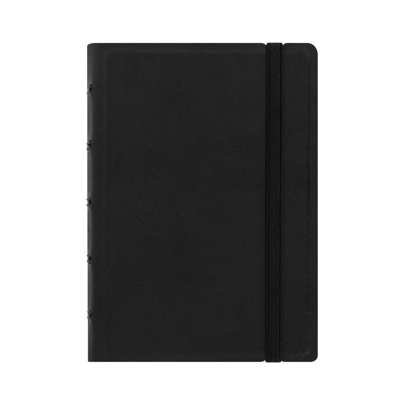 Filofax Notebook Pocket Black Lined