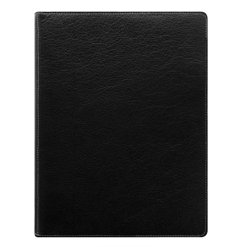 Filofax Organiser Heritage Compact Leather A5 Black