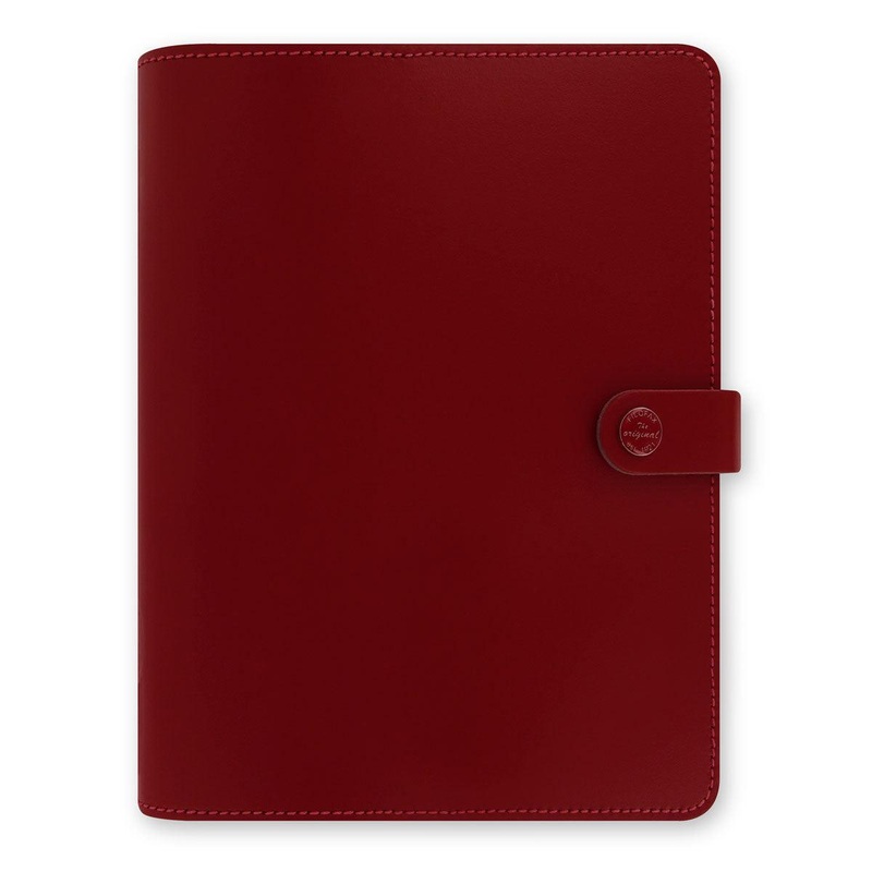 Filofax Organiser Original A5 Personal Leather Red