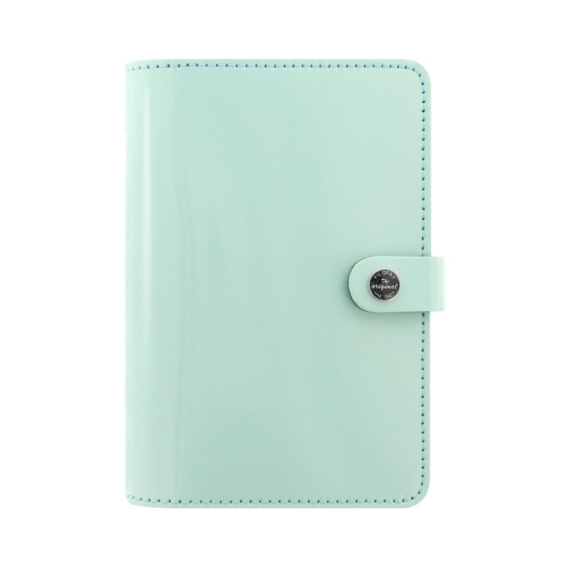 Filofax Organiser Personal Leather Duck Egg