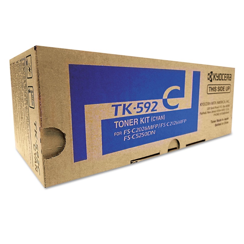 TK592C TONER, 5000 PAGE-YIELD, CYAN