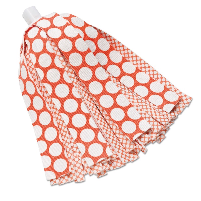 WONDER MOP REFILL, 10″, RED/WHITE, 6/CARTON