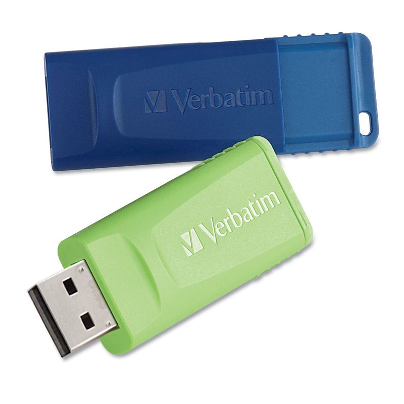 STORE ‘N’ GO USB FLASH DRIVE, 32 GB, ASSORTED COLORS, 2 PACK