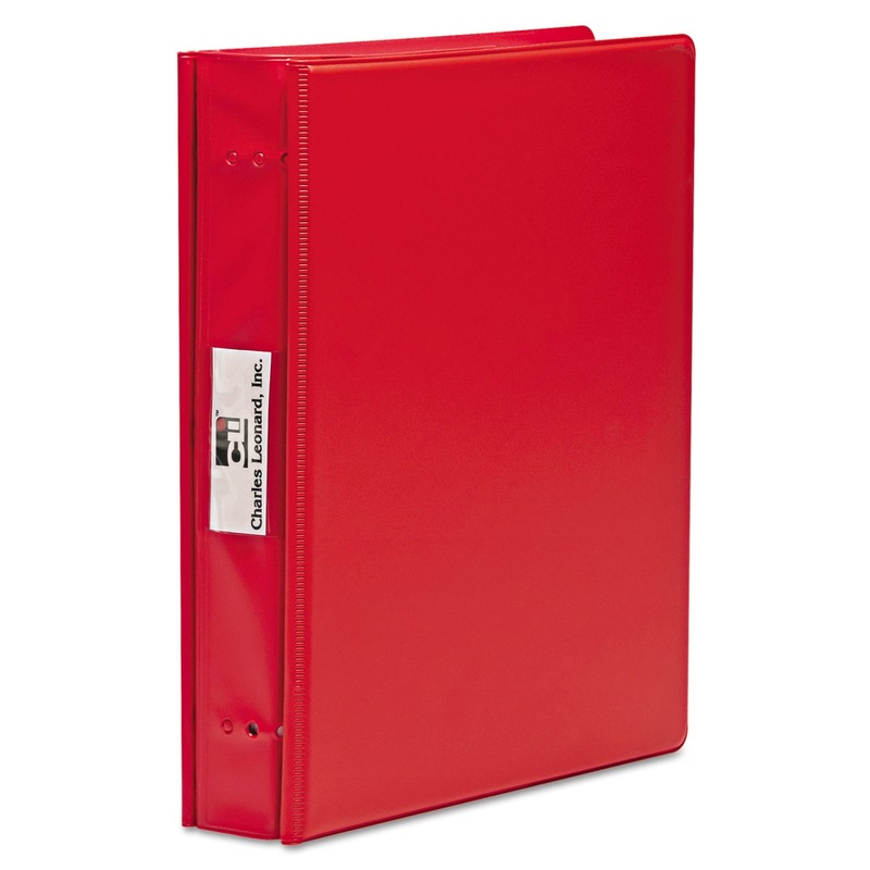 VARICAP EXPANDABLE BINDER, 2 POSTS, 6″ CAPACITY, 11 X 8.5, RED