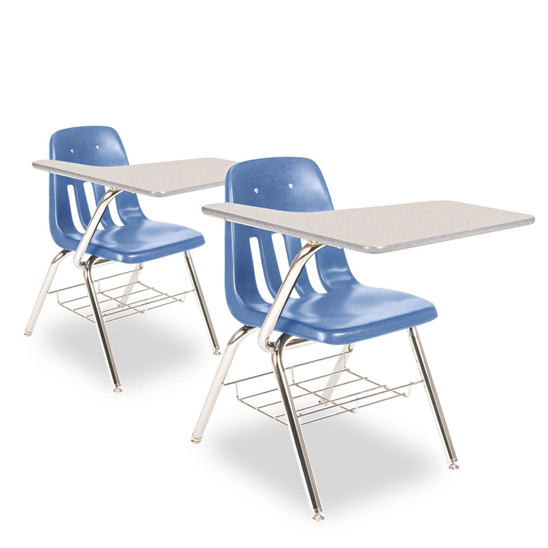 9700 SERIES CHAIR DESK, 18.75W X 31D X 30.5H, GRAY NEBULA/BLUEBERRY, 2/CARTON