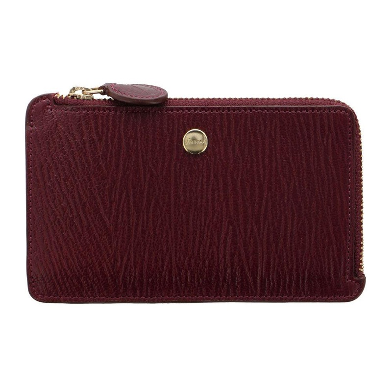 Filofax 1921 Chester Zip Card Holder Red