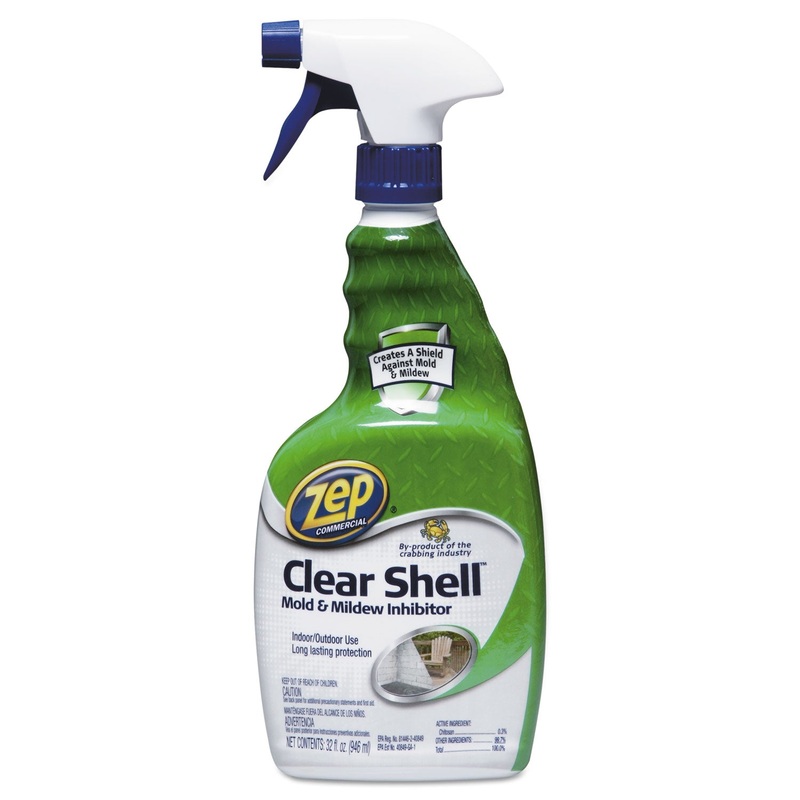 Clear Shell Mold & Mildew Inhibitor, 32 Oz Spray Bottle, 12/carton
