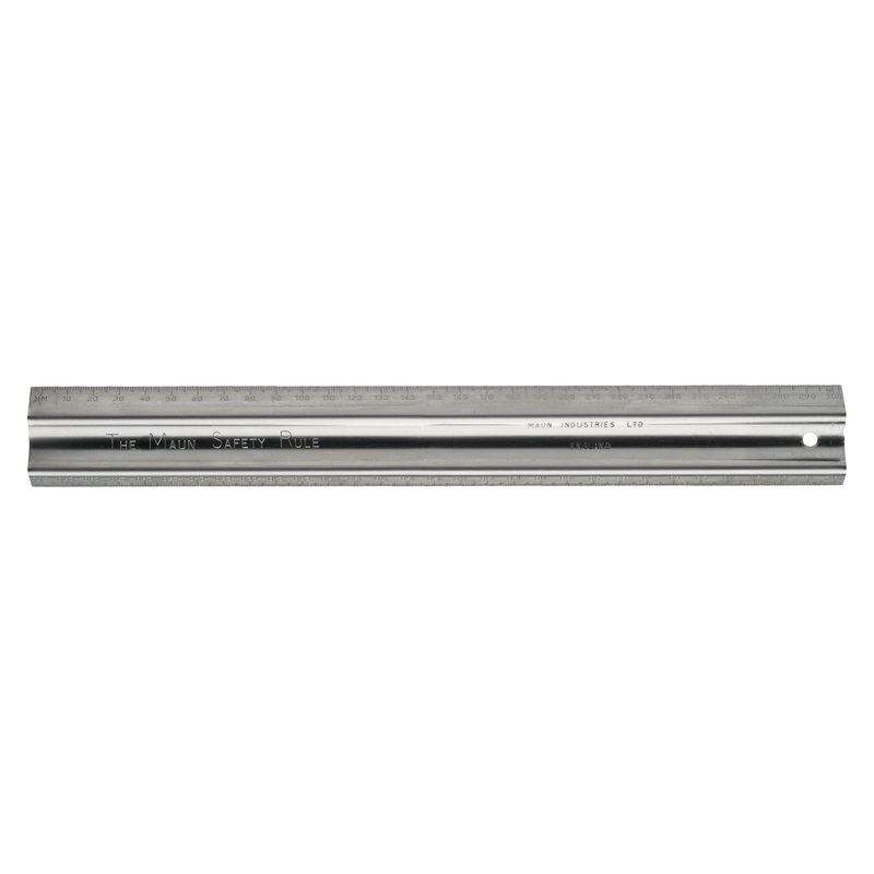 Maun Stainless Steel Safety Rule 30cm