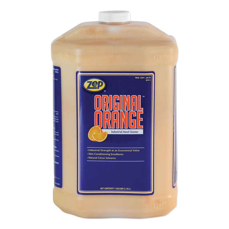 ORIGINAL ORANGE INDUSTRIAL HAND CLEANER, ORANGE, 1 GAL BOTTLE