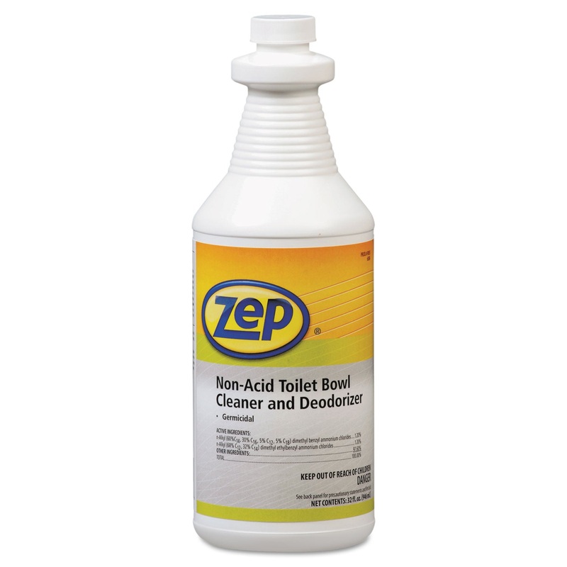 TOILET BOWL CLEANER, NON-ACID, QUART BOTTLE