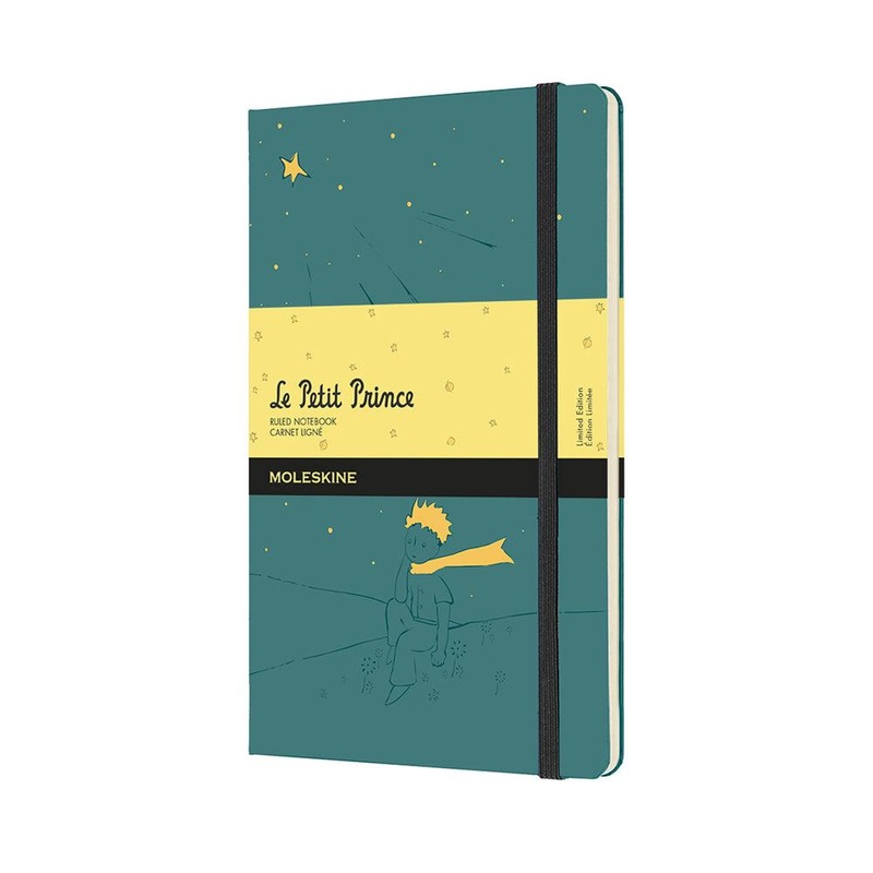 Moleskine Limited Edition Notebook Petit Prince Large Ruled Seaweed Green
