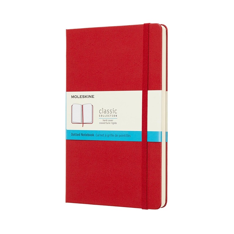 Moleskine Notebook Large Dot Scarlet Red Hard