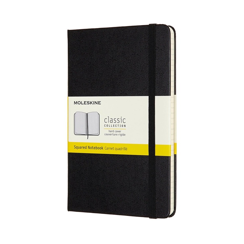 Moleskine Notebook Medium Square Black Hard
