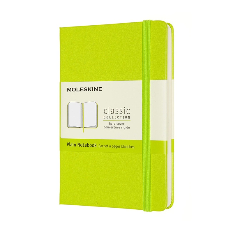 Moleskine Notebook Pocket Plain Lemon Green Hard
