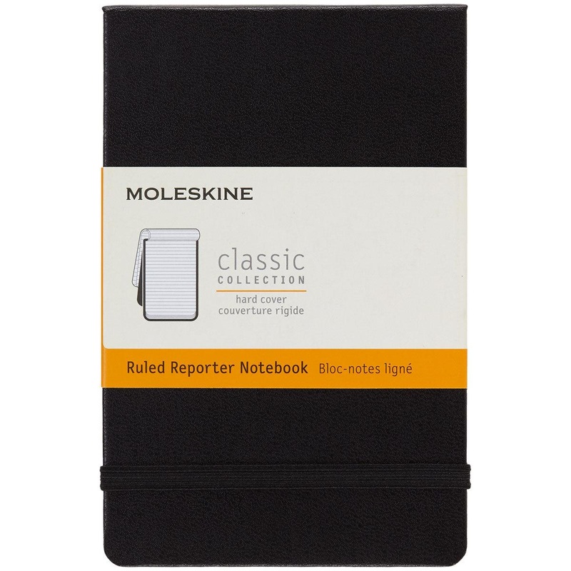 Moleskine Notebook Pocket Reporter Hard Cover Black