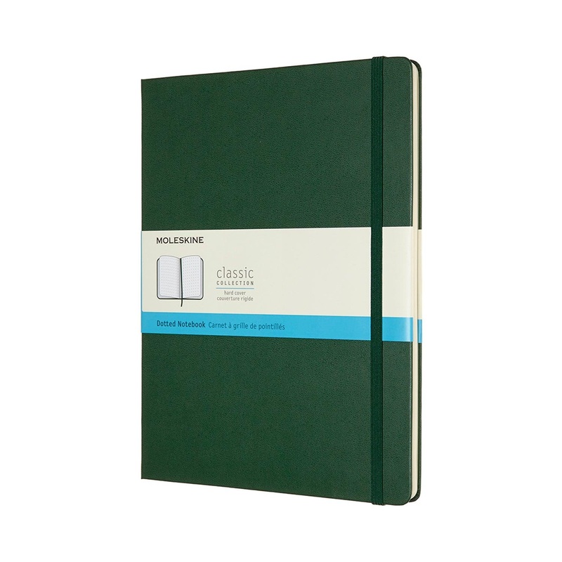 Moleskine Notebook XL Dot Myrtle Green Hard