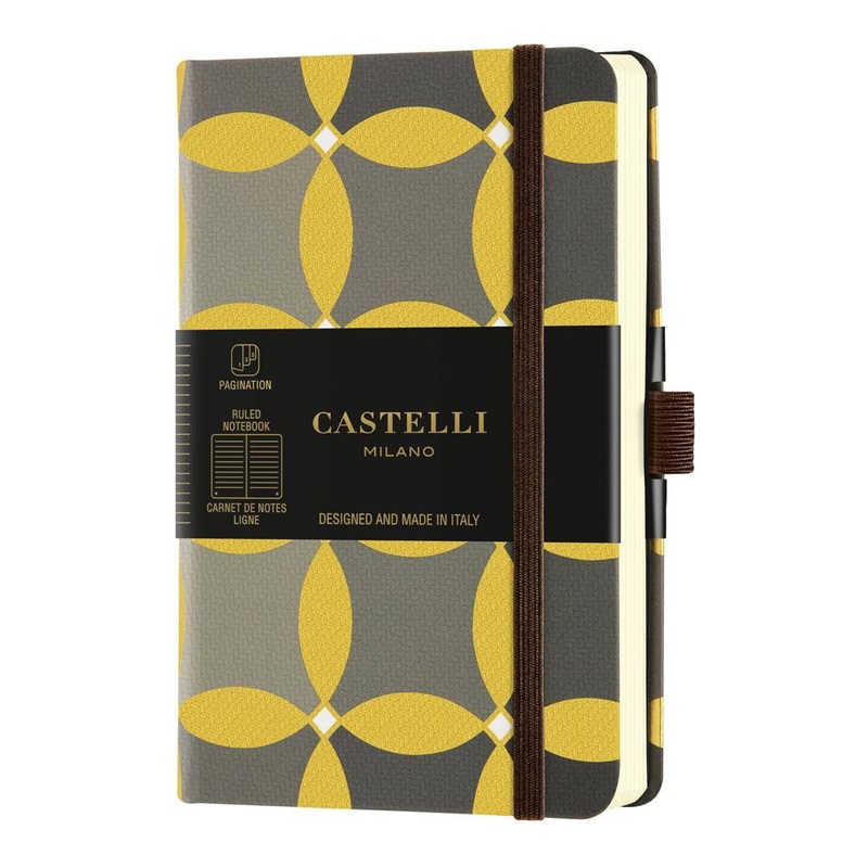 Castelli Notebook Oro Pocket Ruled Circles