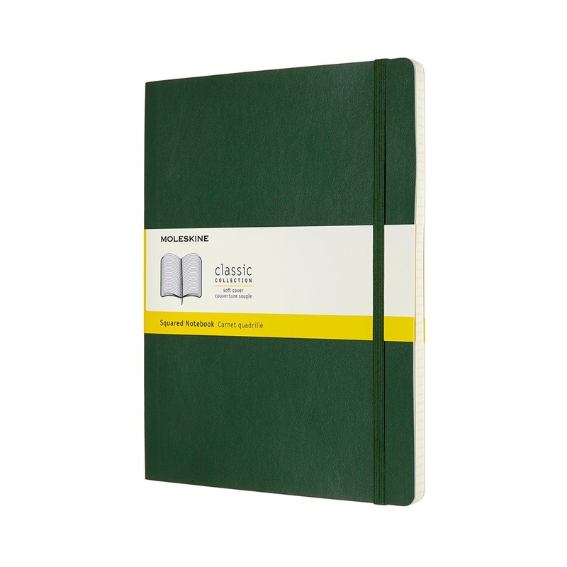 Moleskine Notebook XL Square Myrtle Green Soft
