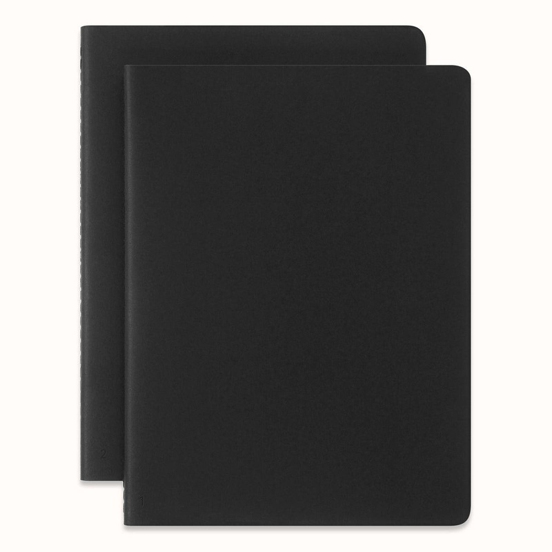 Moleskine Smart Cahier Journal XL Plain Black Pack 2