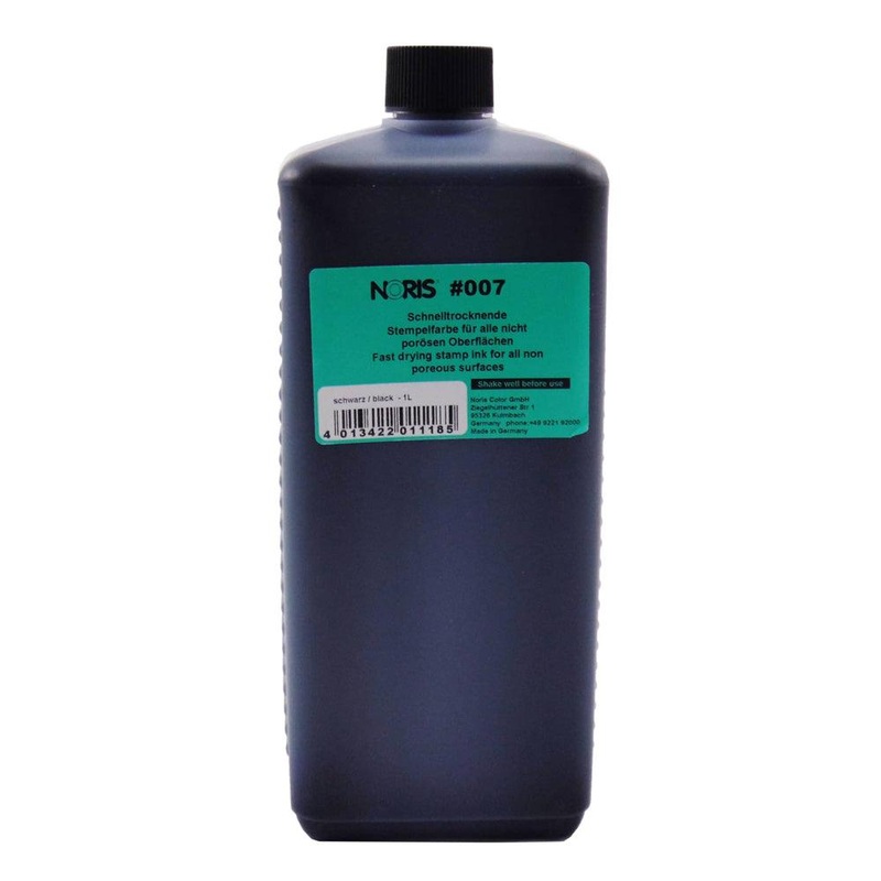 Noris #007 Quick-Dry Ink 1 Litre Black