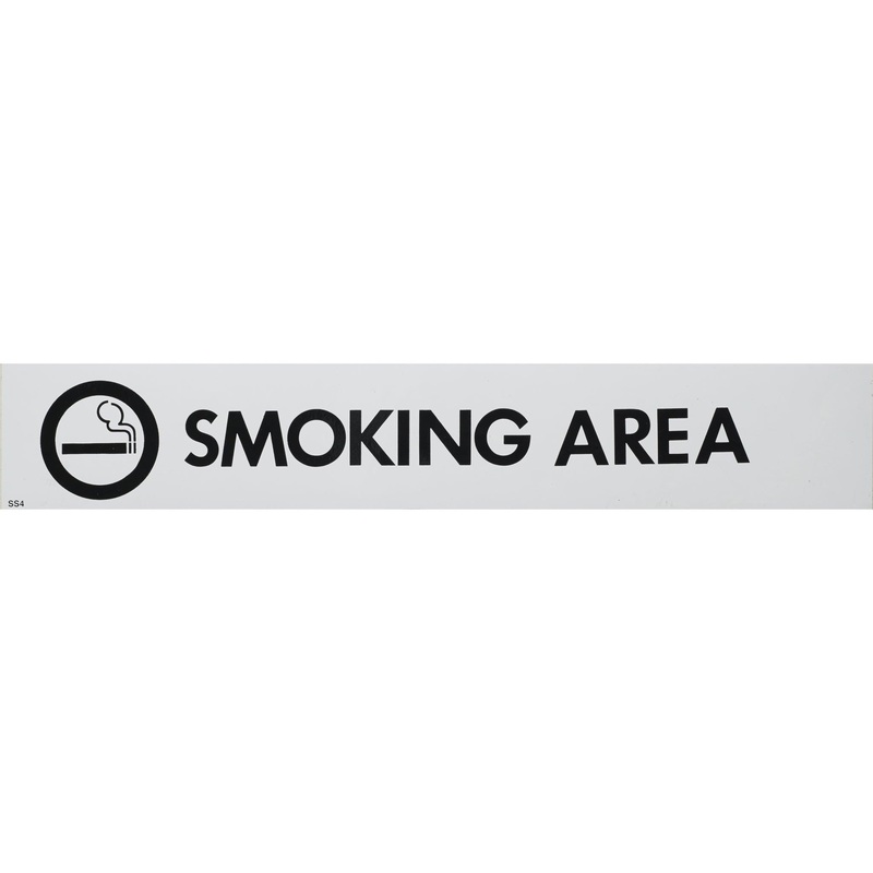 S/Adh Sign Smoking Area 55×330