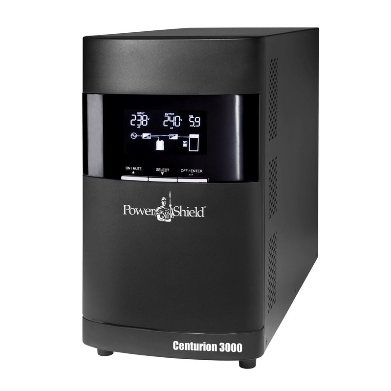 POWERSHIELD Centurion Tower 110V 3000VA/2700W Double Conversion True Online UPS. 4x NZ Outlets + 1x IEC Outlets. EBM Compatible for Extended Runtime. Lead Time 8-10 Weeks from Order.