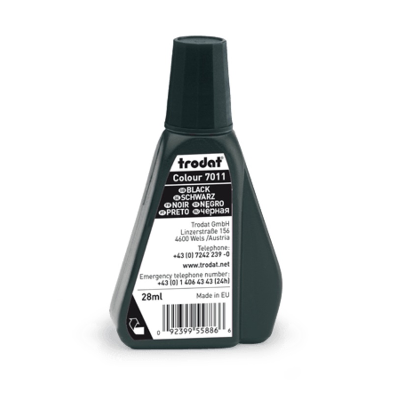 Trodat 7750 Textile Ink 28ml Black